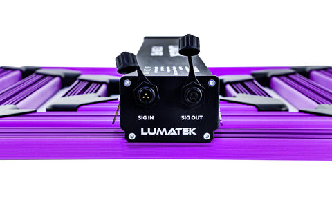 Lumatek ATS 300W Pro LED – Detailansicht der Anschlüsse