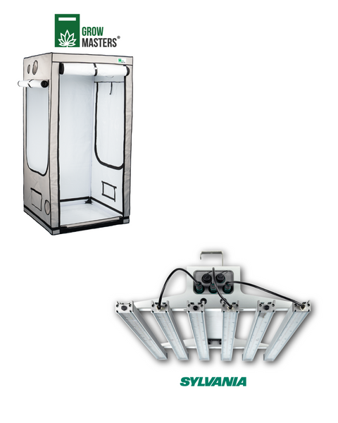 Grow Masters Set 120x120cm + Sylvania Gro-Lux LED Linear 396W