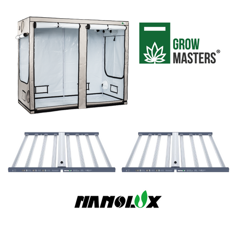 Grow Masters Set 240x120x200cm + 2x Nanolux SN630 Pro