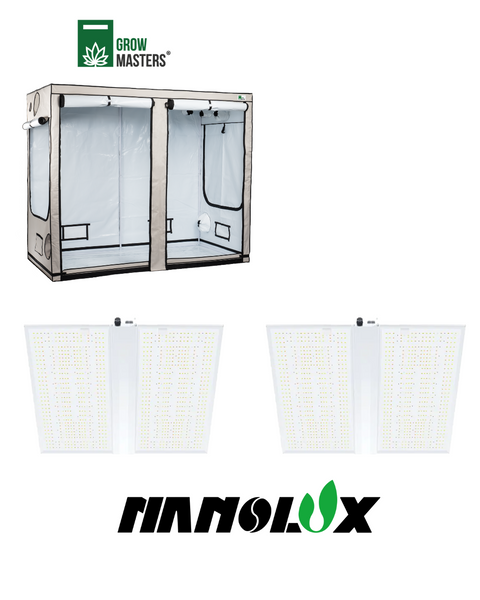 Grow Masters Set 240x120x200 cm mit 2x Nanolux RG480