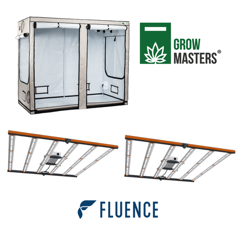 Grow Masters Set 240x120x200cm + 2x Fluence SPYDR Fang