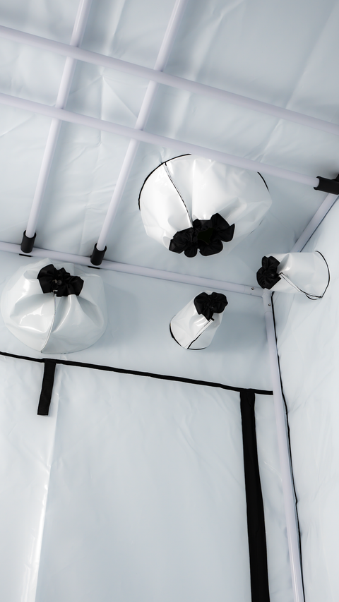 Grow Masters® Growzelt 240x120x200cm , ⌀22 mm - www.grow-masters.de