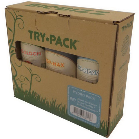 Biobizz Try Pack Hydro 750ml, Düngemittel-Kit
